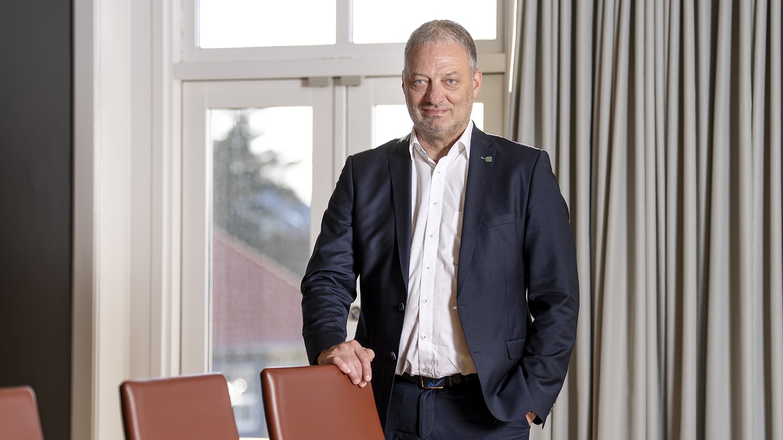 Portræt af Lars Blaabjerg fra Sydjysk Sparekasse